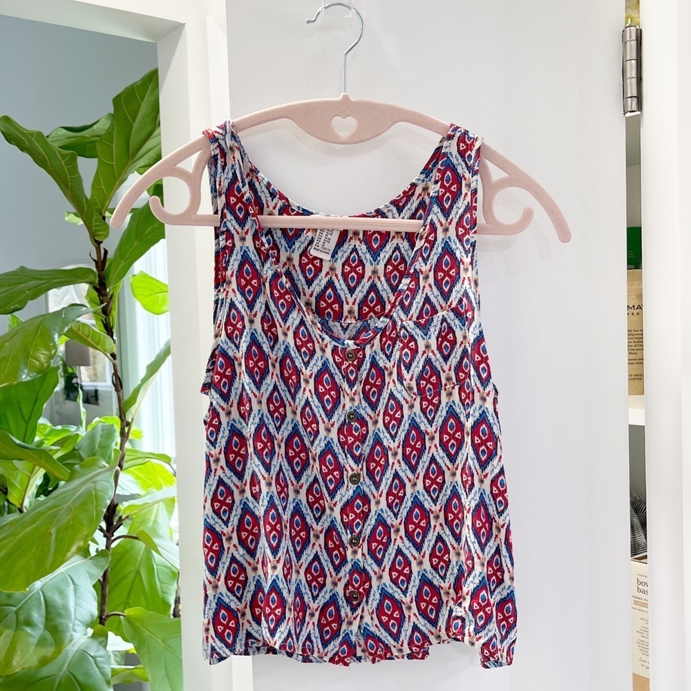 Forever 21 Girls Printed Tank Top